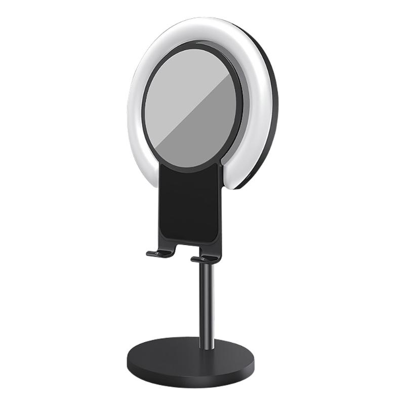 LED Ring Light Desktop Makeup Lighting 48pcs LED Beads 10 Levels Brightness with Stand Big Mirror for Selfie Video Shooting
LED Ring Light Desktop Makeup Lighting 48pcs LED Beads 10 Levels Brightness with Stand Big Mirror for Selfie Video Shooting