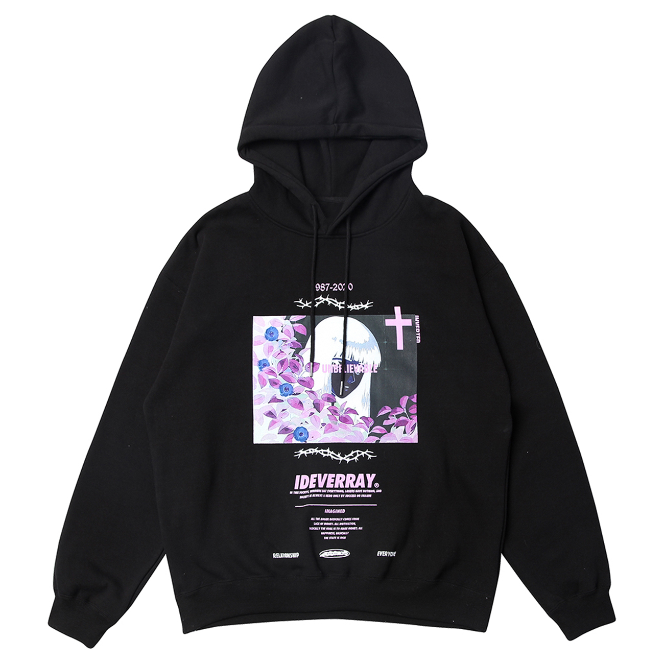 2021 New Winter Cotton Pullover Top Hip-hop Hoodie Men's and Women's Street Shooting Anime Girls Print Harajuku Hooded Sweatshirt 40id, Black
2021 New Winter Cotton Pullover Top Hip-hop Hoodie Men's and Women's Street Shooting Anime Girls Print Harajuku Hooded Sweatshirt 40id, Black