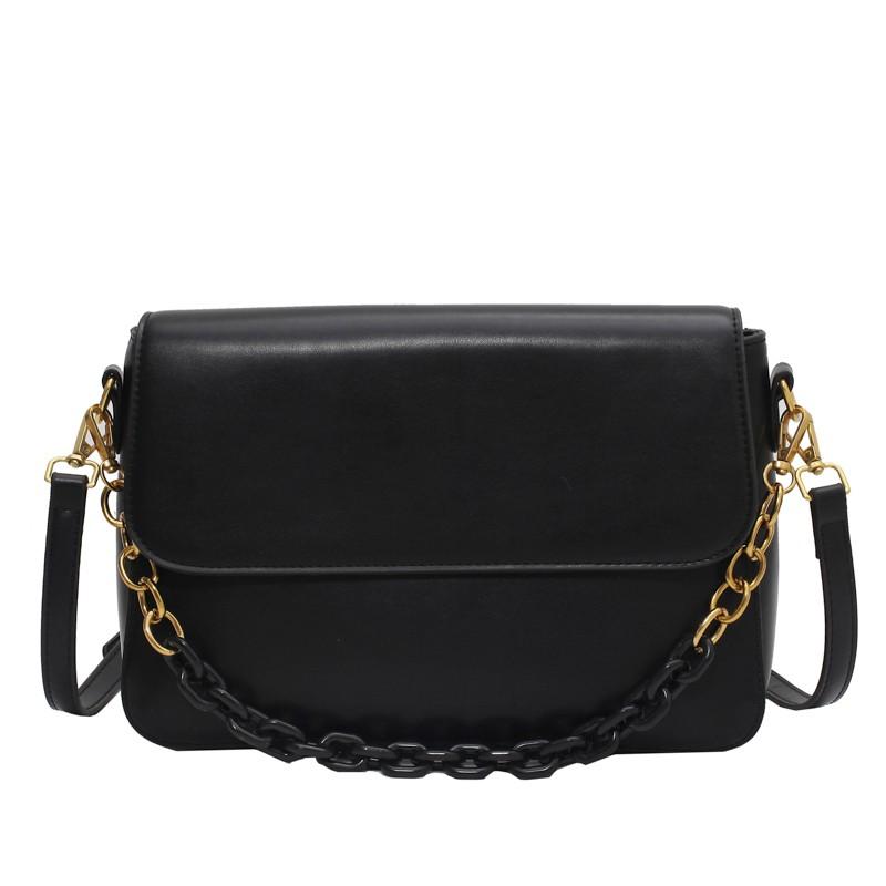 Simple Women Crossbody Bag Waterproof New Ladies Shoulder Bag Chain Youth PU Leather Samll Square Designer, Black
Simple Women Crossbody Bag Waterproof New Ladies Shoulder Bag Chain Youth PU Leather Samll Square Designer, Black