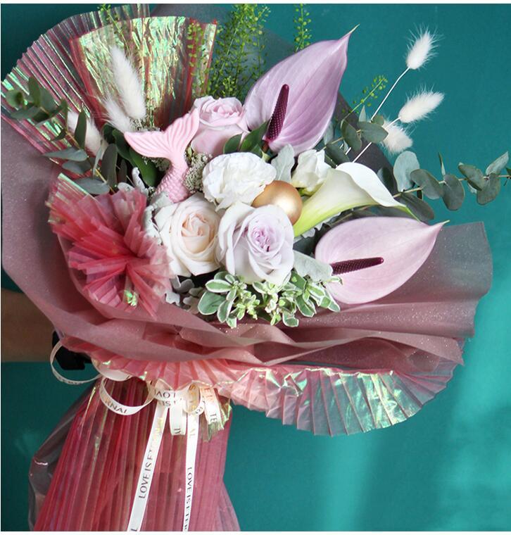 2Sheets 50*300cm shell yarn Magic color packaging yarn fold bouquet packaging soft hazy transparent DIY free shipping
2Sheets 50*300cm shell yarn Magic color packaging yarn fold bouquet packaging soft hazy transparent DIY free shipping