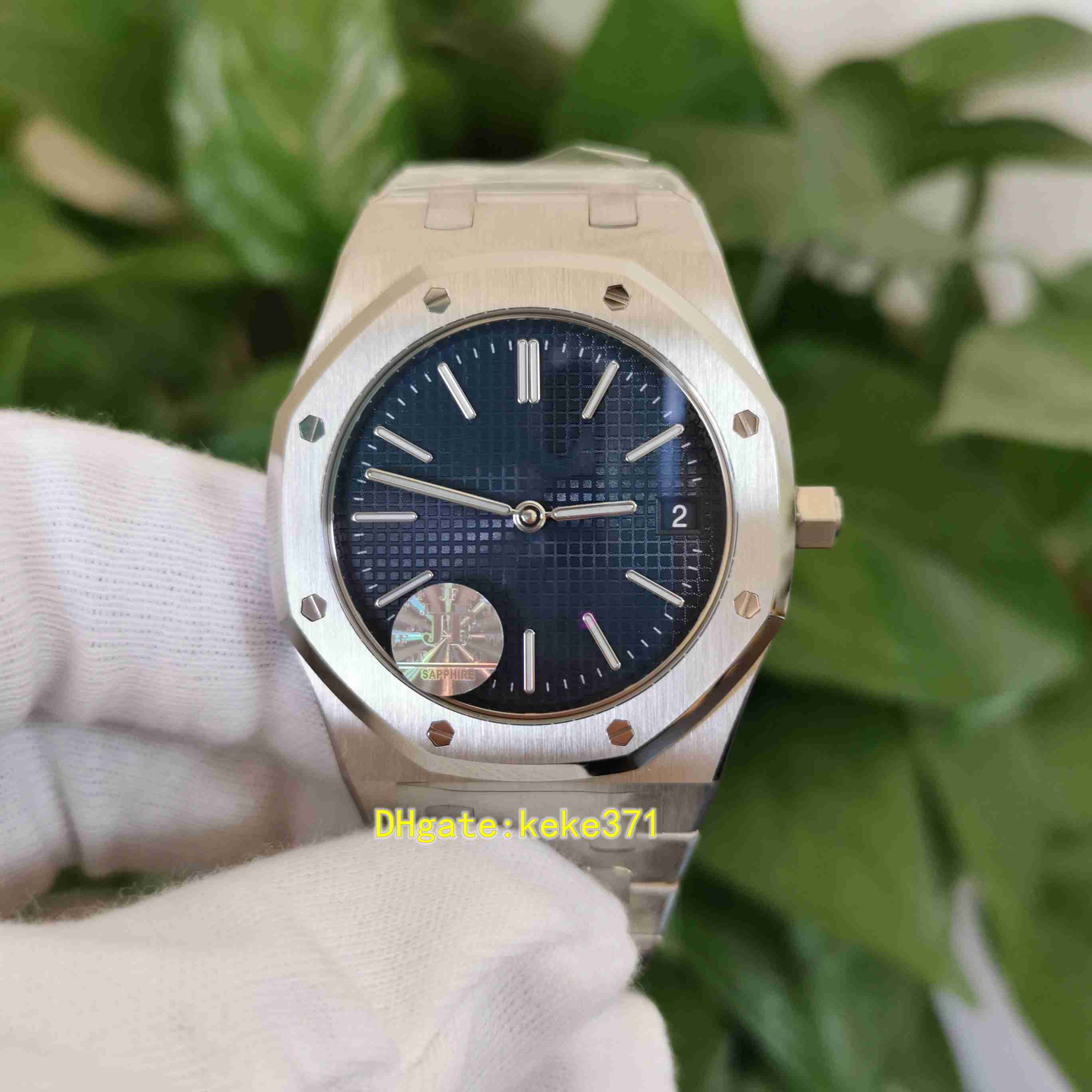 Super Quality mens Watches 904L Steel 39mm x 8.5mm 15202 15202ST.OO.1240ST.01 Jumbo Extra-thin Cal.2121 Mechanical Movement Automatic Mens Watch Men's Wristwatches, No box papers
Super Quality mens Watches 904L Steel 39mm x 8.5mm 15202 15202ST.OO.1240ST.01 Jumbo Extra-thin Cal.2121 Mechanical Movement Automatic Mens Watch Men's Wristwatches, No box papers