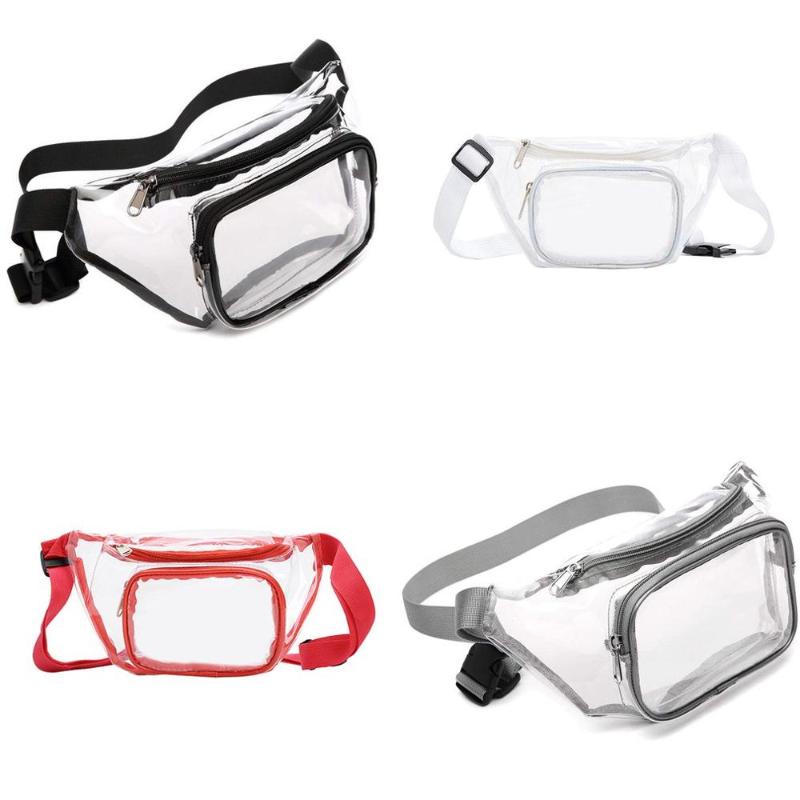 Fashion Women PVC Waist Bag Fanny Pack Bum Bag Travel Mash Purse Waist Transparent Small Belt Cool Packs
Fashion Women PVC Waist Bag Fanny Pack Bum Bag Travel Mash Purse Waist Transparent Small Belt Cool Packs