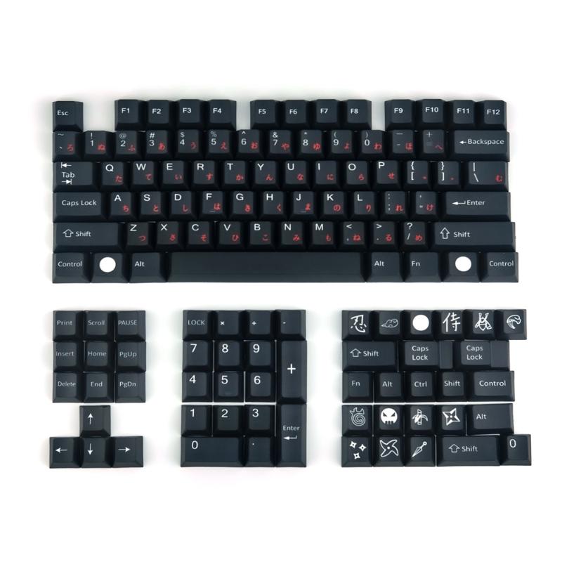 Black Warrior Keycaps Cherry Profile Dye Sub PBT Keycap 2U 2.25U Shift 6.25 Spacebar for Mechanical Keyboard Cherry MX Gateron
Black Warrior Keycaps Cherry Profile Dye Sub PBT Keycap 2U 2.25U Shift 6.25 Spacebar for Mechanical Keyboard Cherry MX Gateron