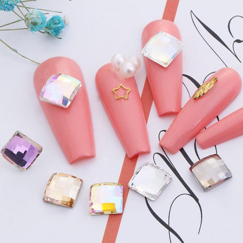 Nail Art Decorations 8mm 10Pcs Grid Square Jewelry Glass Rhinestones Flatback Diamond Nails Charm 2022 Kawaii Beads Strass Stones, Silver;gold
Nail Art Decorations 8mm 10Pcs Grid Square Jewelry Glass Rhinestones Flatback Diamond Nails Charm 2022 Kawaii Beads Strass Stones, Silver;gold