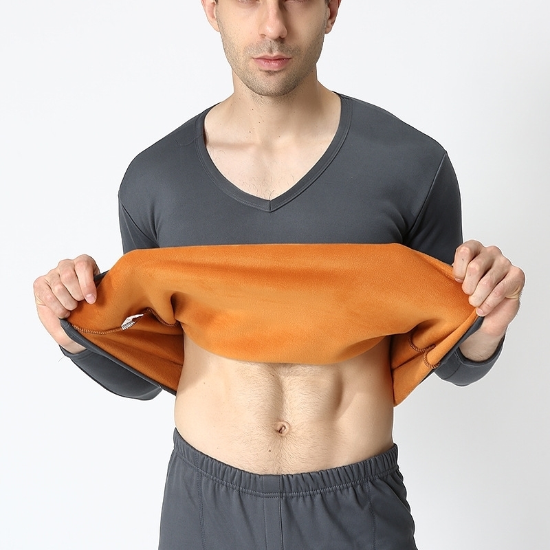 plus Size XL-9XL autumn winter men thicken thermal underwear men long johns velvet soft warm suits shirt+pants 2 pieces set 201125