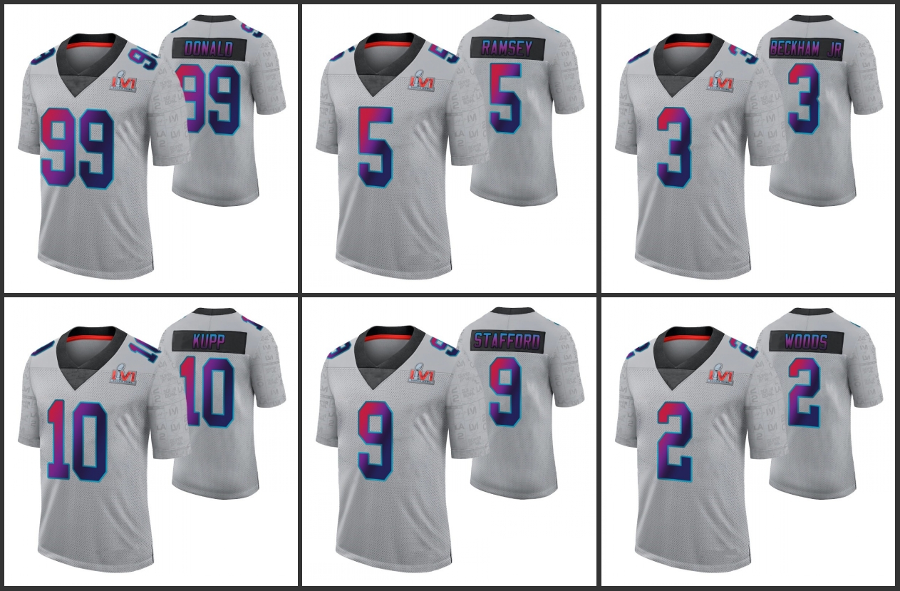 Los Angeles''Rams''Super Bowl LVI #10 Cooper Kupp 9 Matthew Stafford 5 Jalen Ramsey 2 Robert Woods 99 Aaron Donald Men W, Black
Los Angeles''Rams''Super Bowl LVI #10 Cooper Kupp 9 Matthew Stafford 5 Jalen Ramsey 2 Robert Woods 99 Aaron Donald Men W, Black