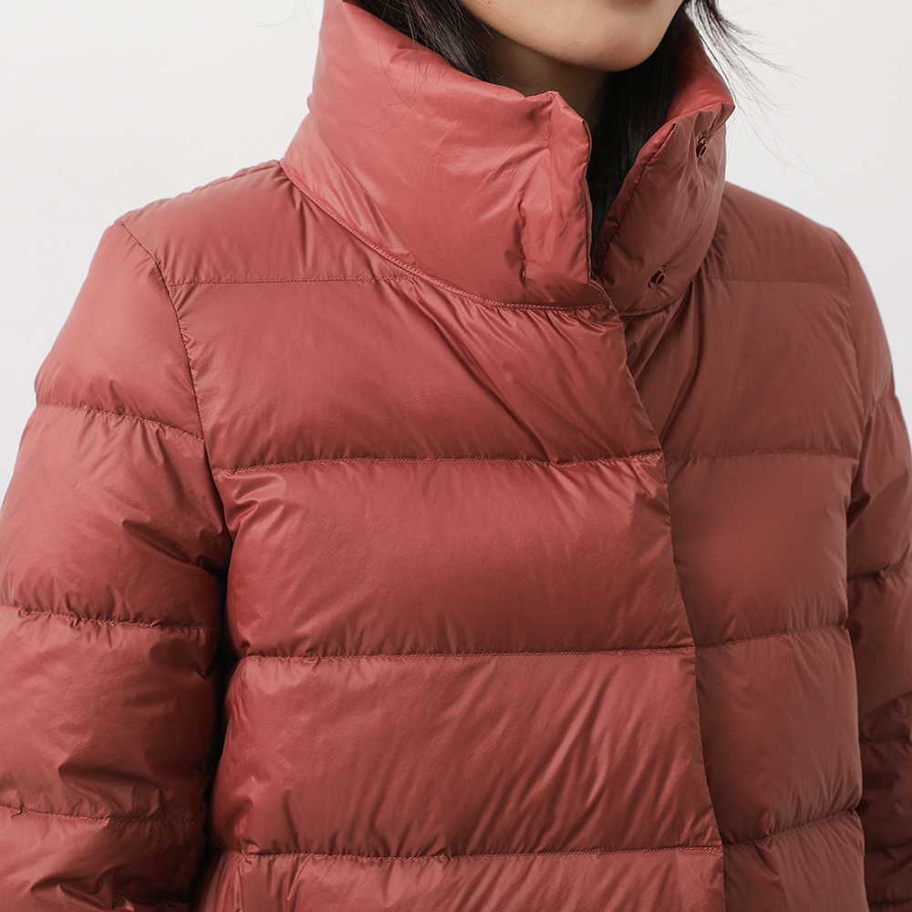 YAYA Women Autumn Coats Warm Duck Down Spring Winter Female Casual Jacket Stand Neck Light Thin Style Ladies Slim Jacket 201019