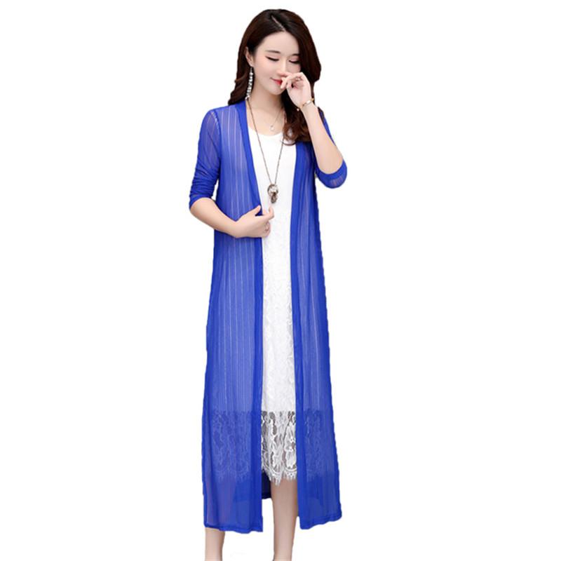 2020 Spring Summer Women Long Cardigan Casual Loose Thin Cardigans Jacket Female Long Sleeve Hollow Out Coat Plus Size 5XL A1384, Black
2020 Spring Summer Women Long Cardigan Casual Loose Thin Cardigans Jacket Female Long Sleeve Hollow Out Coat Plus Size 5XL A1384, Black