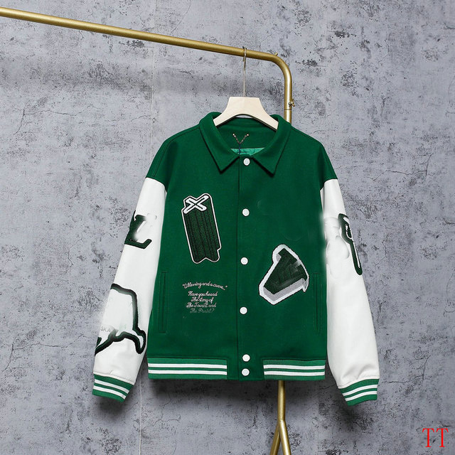 tops Flocking Leather sleeves Jacket Baseball Coat Uniform Fashion High Quality Single Breasted Warm Couples Women Men Varsity Coats, Green
tops Flocking Leather sleeves Jacket Baseball Coat Uniform Fashion High Quality Single Breasted Warm Couples Women Men Varsity Coats, Green