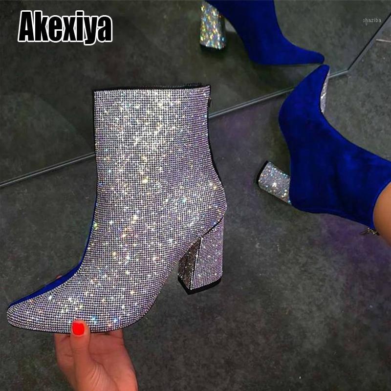 Pointed Toe Short Boots Woman 2021 Fall/Winter Shoes Women High Heeled Boots Rhinestone Chunky Heel Female Booties Large Size1, Black
Pointed Toe Short Boots Woman 2021 Fall/Winter Shoes Women High Heeled Boots Rhinestone Chunky Heel Female Booties Large Size1, Black