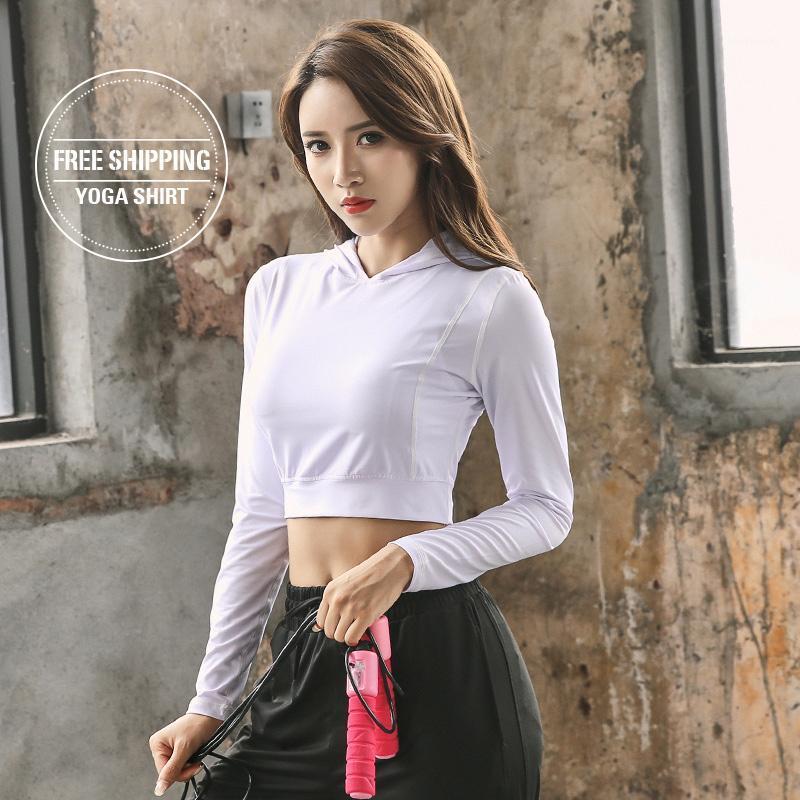 Hooded Women' Yoga Shirts Long Sleeve Yoga Tops Sportswear Quick Dry T Shirt Women Running Tee1, Black
Hooded Women' Yoga Shirts Long Sleeve Yoga Tops Sportswear Quick Dry T Shirt Women Running Tee1, Black