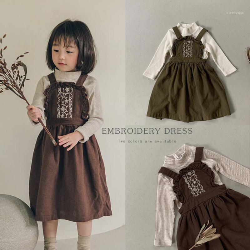 Brand Design 2020 New Autumn Winter Kids Embroidery Strap Dress For Girls Cute Flower Fashion Clothes Dresses Baby Child1, Sweater
Brand Design 2020 New Autumn Winter Kids Embroidery Strap Dress For Girls Cute Flower Fashion Clothes Dresses Baby Child1, Sweater