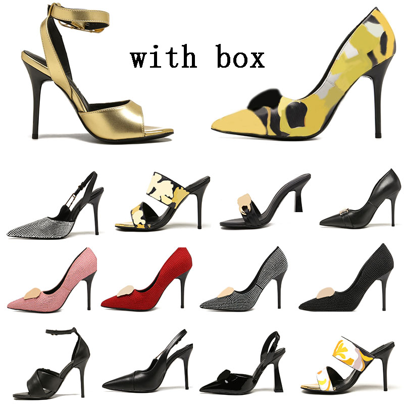 Designer party wedding shoes luxury ladies sandals sexy dress SHOES 10cm high heels safety pins fashion breath goes with everything size 35-42 with box, 38
Designer party wedding shoes luxury ladies sandals sexy dress SHOES 10cm high heels safety pins fashion breath goes with everything size 35-42 with box, 38