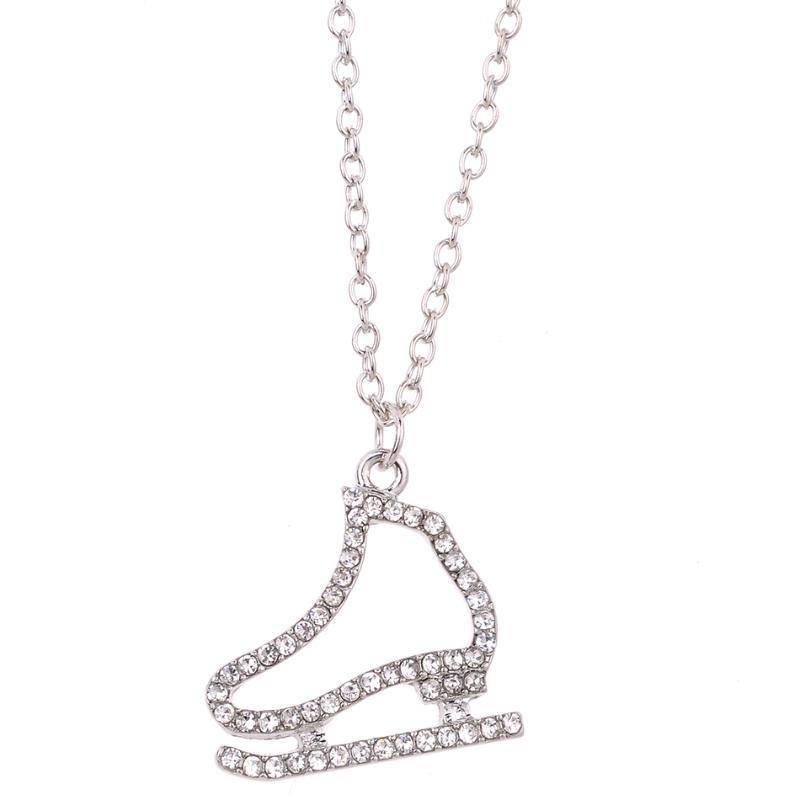 Trendy Skating Shoes Silvery Color Pendants & Necklaces Rhinestones Charms Statement Link Chain Jewelry for Women NE0052
Trendy Skating Shoes Silvery Color Pendants & Necklaces Rhinestones Charms Statement Link Chain Jewelry for Women NE0052