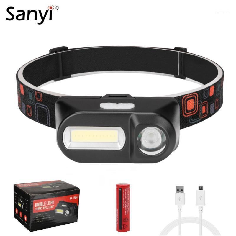 Dual-Switch USB Rechargeable Headlight 7 Modes 3W COB LED Headlamp Waterproof Head Torch for Bicycle Night Running1
Dual-Switch USB Rechargeable Headlight 7 Modes 3W COB LED Headlamp Waterproof Head Torch for Bicycle Night Running1