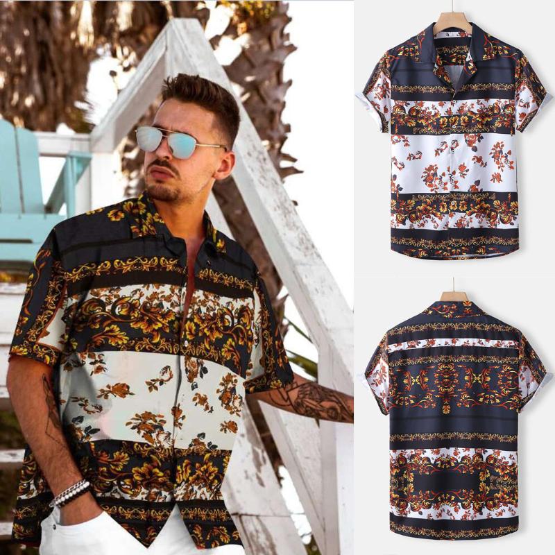 Men Summer Fashion Shirts Casual Printed Shirts Short-Sleeve Top Blouse hip hop print streetweat ethnic loose baggy tops shirt, Brown
Men Summer Fashion Shirts Casual Printed Shirts Short-Sleeve Top Blouse hip hop print streetweat ethnic loose baggy tops shirt, Brown