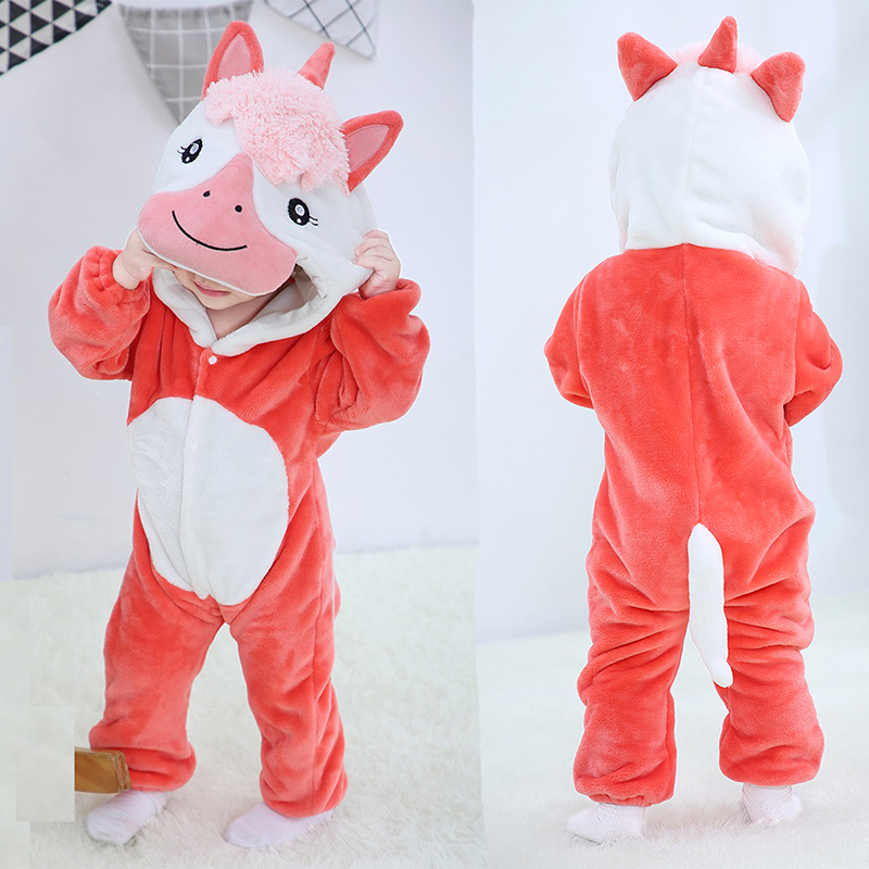Winter Baby Clothes Panda Stitch Romper Boy Costume Newborn Romper For Bebes Clothing Kids Girl Jumpsuit Toddler Infant Sleepers 201026