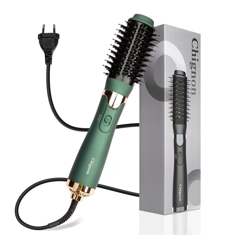 Upgraded Air Brush One Step Hair Dryer and Styler Volumizer 3 in 1 with Ion Generator Salon Straightener Curler Comb 220122