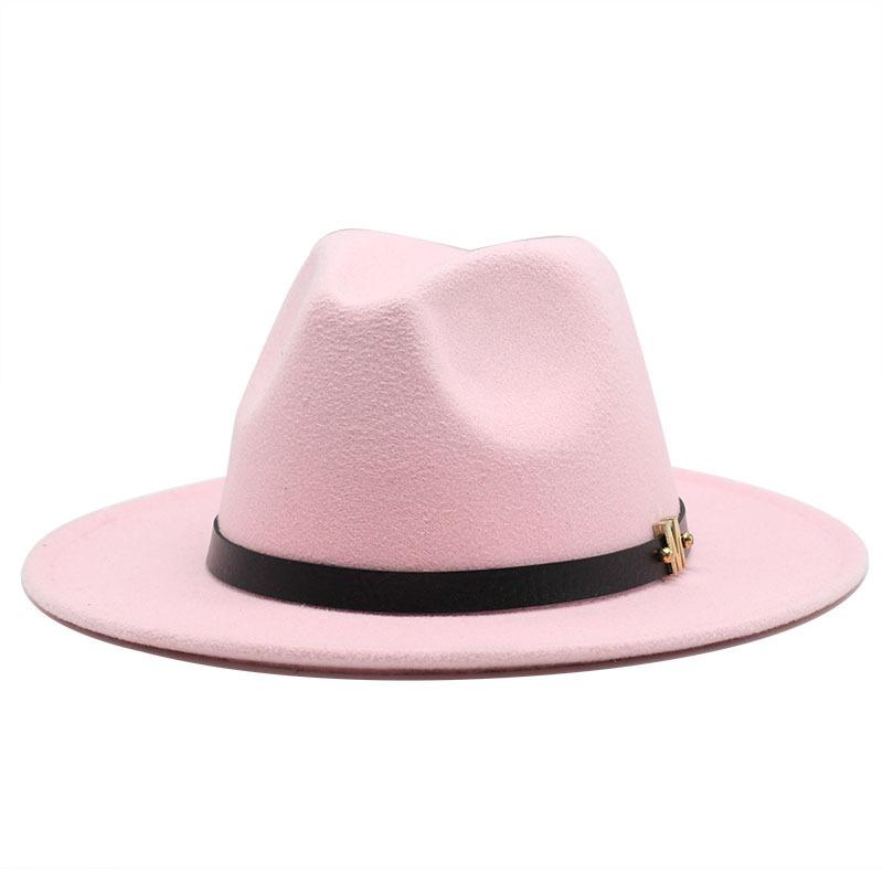 Wide Brim Hats 18 Colors Winter Autumn Imitation Woolen Women Men Ladies Fedoras Top Jazz Hat European American Round Caps Bowler 56-60cm, Black
Wide Brim Hats 18 Colors Winter Autumn Imitation Woolen Women Men Ladies Fedoras Top Jazz Hat European American Round Caps Bowler 56-60cm, Black