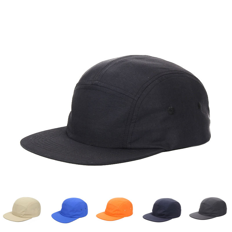 Men039s 5 Panel Cap Unisex Solid Colors Flat Brim Nylon Quick Dry Baseball Gorro Outdoor Waterproof Hip Hop Hat 220309