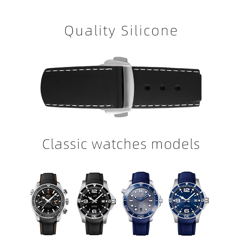 Silicone Watches Bands for 20mm 22mm 21mm OceanPlant Watch Strap Watchband Bracelet Rubber Sports for OMG
Silicone Watches Bands for 20mm 22mm 21mm OceanPlant Watch Strap Watchband Bracelet Rubber Sports for OMG