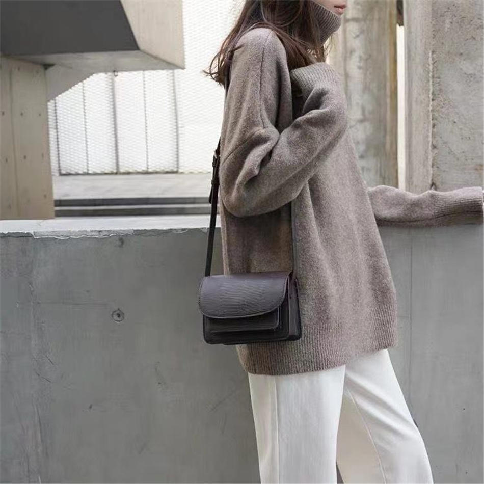 Thick sweater women's wool turtleneck sweater women fall winter short loose plus size pullover lazy knitted top 201222