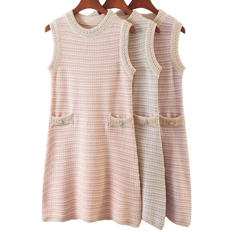 Novalya Summer Sweet O Neck Dresses Women Fashion Knitted Pockets Dress Women Elegant Sleeveless Mini Dresses Female Ladies HY, Xqbdrf525purple
Novalya Summer Sweet O Neck Dresses Women Fashion Knitted Pockets Dress Women Elegant Sleeveless Mini Dresses Female Ladies HY, Xqbdrf525purple