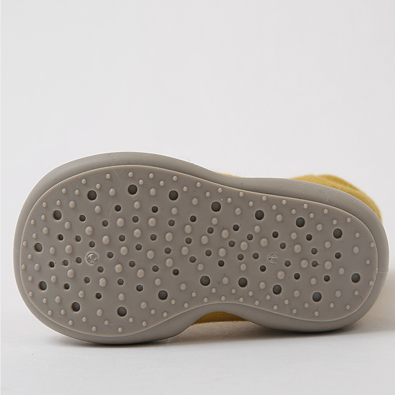Shoes Children Infant Cartoon Baby Gift Kids Indoor Floor Leather Sole Non-Slip Thick Towel socks 201130