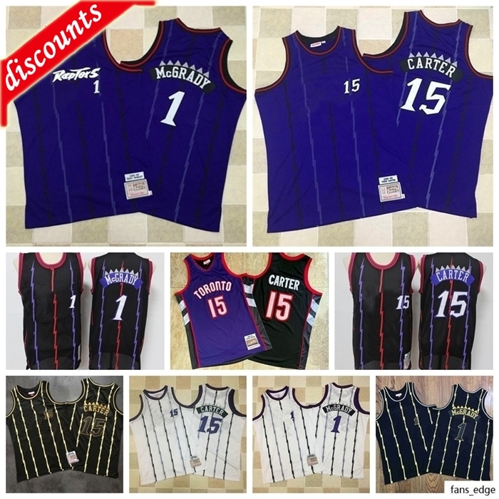 Retro Vince 15 Carter Jersey Tracy 1 McGrady Jerseys Vintage Stitching Mitchell & Ness College Basketball Jersey, Black;red
Retro Vince 15 Carter Jersey Tracy 1 McGrady Jerseys Vintage Stitching Mitchell & Ness College Basketball Jersey, Black;red