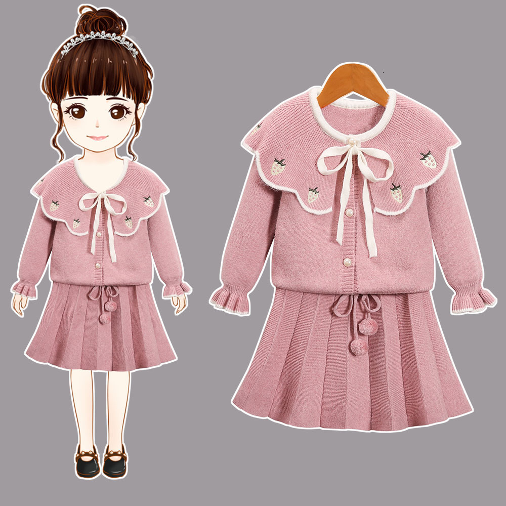 2021 New Girls Winter Children Clothes Coat+pleated Skirt 2pcs/set Kids Sweater Sets 2-6y 3f5f, White
2021 New Girls Winter Children Clothes Coat+pleated Skirt 2pcs/set Kids Sweater Sets 2-6y 3f5f, White