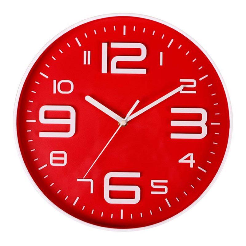 Indoor Big 3D Number Quartz Silent Non Ticking Wall Clock Quiet Movement Decorative Battery Operated 10 Inch Red
Indoor Big 3D Number Quartz Silent Non Ticking Wall Clock Quiet Movement Decorative Battery Operated 10 Inch Red