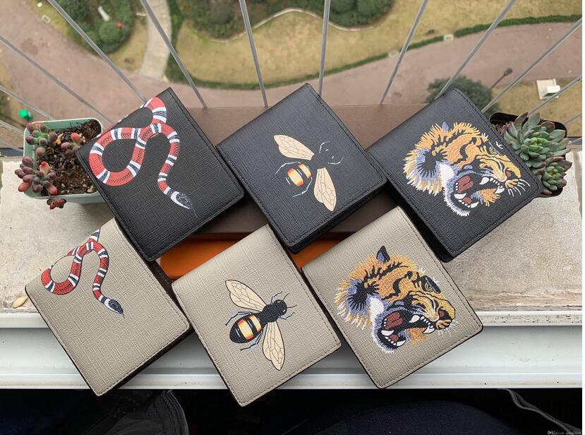 High quality men animal Leather black snake Tiger bee Wallets Women short Style Purse Wallet, Customize
High quality men animal Leather black snake Tiger bee Wallets Women short Style Purse Wallet, Customize