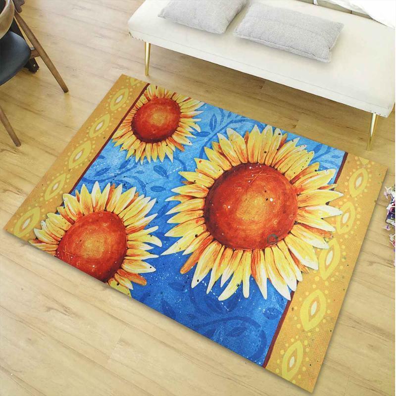 Sunflower Oil Painting Enterance Door Mat Rubber Suede Anti-slip Doormat Floor Mat Rug for Livingroom Kitchen Home Textile1, Green
Sunflower Oil Painting Enterance Door Mat Rubber Suede Anti-slip Doormat Floor Mat Rug for Livingroom Kitchen Home Textile1, Green
