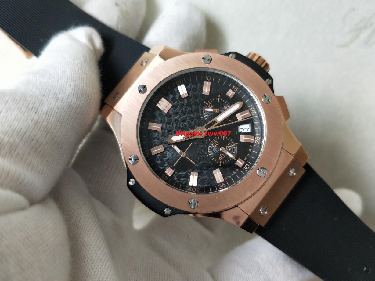 Free Shipping Topselling High Quality Wristwatches 18K Rose Gold 42mm Quartz Chronograph Rubber Strap Bands Mens Men's Watch Watches
Free Shipping Topselling High Quality Wristwatches 18K Rose Gold 42mm Quartz Chronograph Rubber Strap Bands Mens Men's Watch Watches