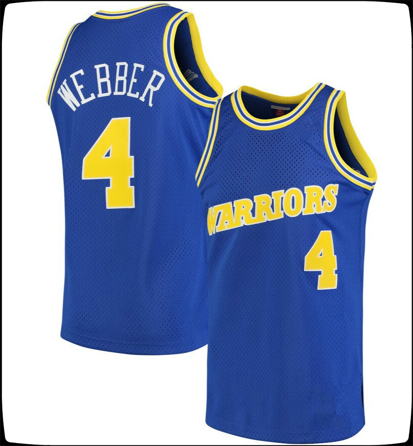 Mitchell & Ness Chris Webber Golden State Warriors MEN 1990-91 Hardwood Classics Swingman basketball Jersey
Mitchell & Ness Chris Webber Golden State Warriors MEN 1990-91 Hardwood Classics Swingman basketball Jersey