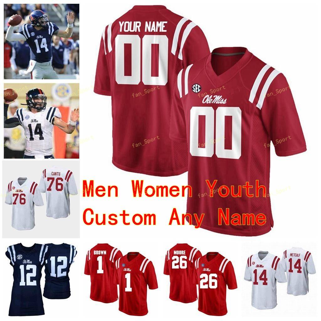 Custom Ole Miss Rebels College Football Jerseys 12 Donte Moncrief 14 DK Metcalf Mike Wallace 17 Evan Engram 18 Achie Manning Youth Stitched, Black
Custom Ole Miss Rebels College Football Jerseys 12 Donte Moncrief 14 DK Metcalf Mike Wallace 17 Evan Engram 18 Achie Manning Youth Stitched, Black
