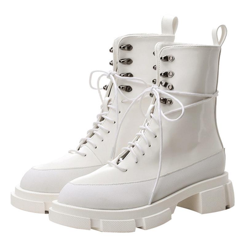 Women Ankle Boots Winter Women's Boots Leather Platform For Woman White Shoes INS Hot Women Chunky Motorcycle, Black
Women Ankle Boots Winter Women's Boots Leather Platform For Woman White Shoes INS Hot Women Chunky Motorcycle, Black