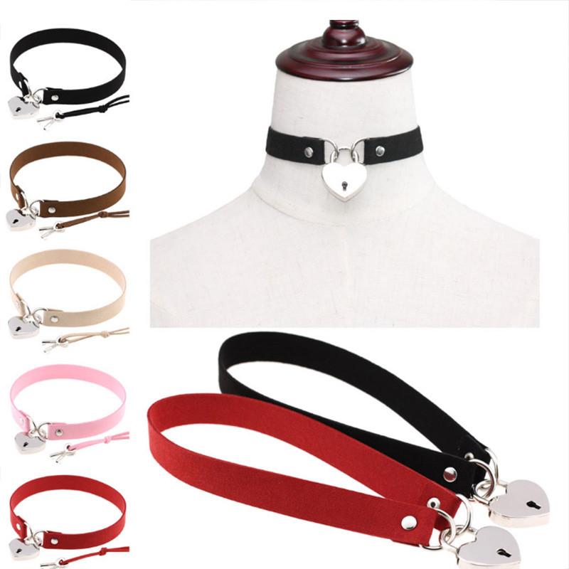 Chokers Egirl Key And Lock Pendant Night Club Choker Necklace Black Red Faux Leather Sexy Collar Women Girl Punk Party Jewelry
Chokers Egirl Key And Lock Pendant Night Club Choker Necklace Black Red Faux Leather Sexy Collar Women Girl Punk Party Jewelry