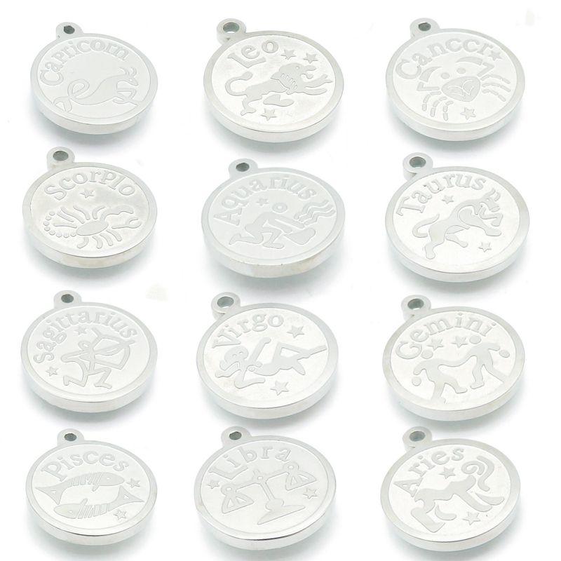 15mm Charms Pisces Small Two Color Metal Stainless Steel DIY 12 Constellations Charms Fit Jewelry Plant Pendant DIY Makings
15mm Charms Pisces Small Two Color Metal Stainless Steel DIY 12 Constellations Charms Fit Jewelry Plant Pendant DIY Makings