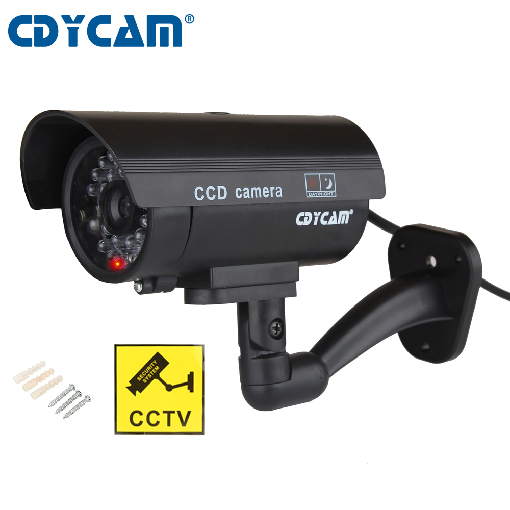 Cdycam Fake Dummy Camera Bullet Waterproof Outdoor Indoor Security CCTV Surveillance Camera With Flashing Red LED Free Shipping
Cdycam Fake Dummy Camera Bullet Waterproof Outdoor Indoor Security CCTV Surveillance Camera With Flashing Red LED Free Shipping