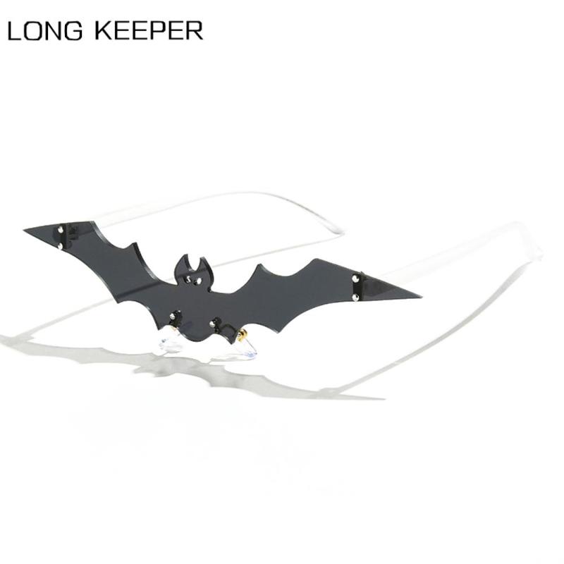2021 Fashion Bat Shape Sunglasses Women Men New Rimless Punk Sun Glasses Female Funny Halloween Eyewear UV400
2021 Fashion Bat Shape Sunglasses Women Men New Rimless Punk Sun Glasses Female Funny Halloween Eyewear UV400