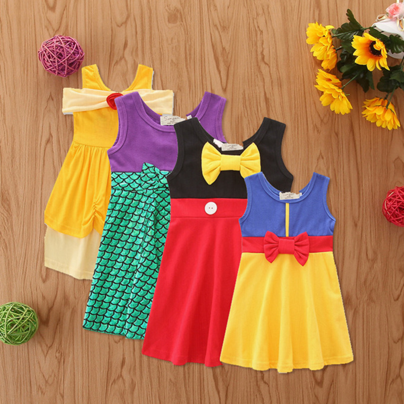 Little Girls Princess Dresses Girls Mermaid Bows Dress Patchwork Color Summer One Piece Skirts for Children Party Costume Clothes GG12603, Blue
Little Girls Princess Dresses Girls Mermaid Bows Dress Patchwork Color Summer One Piece Skirts for Children Party Costume Clothes GG12603, Blue