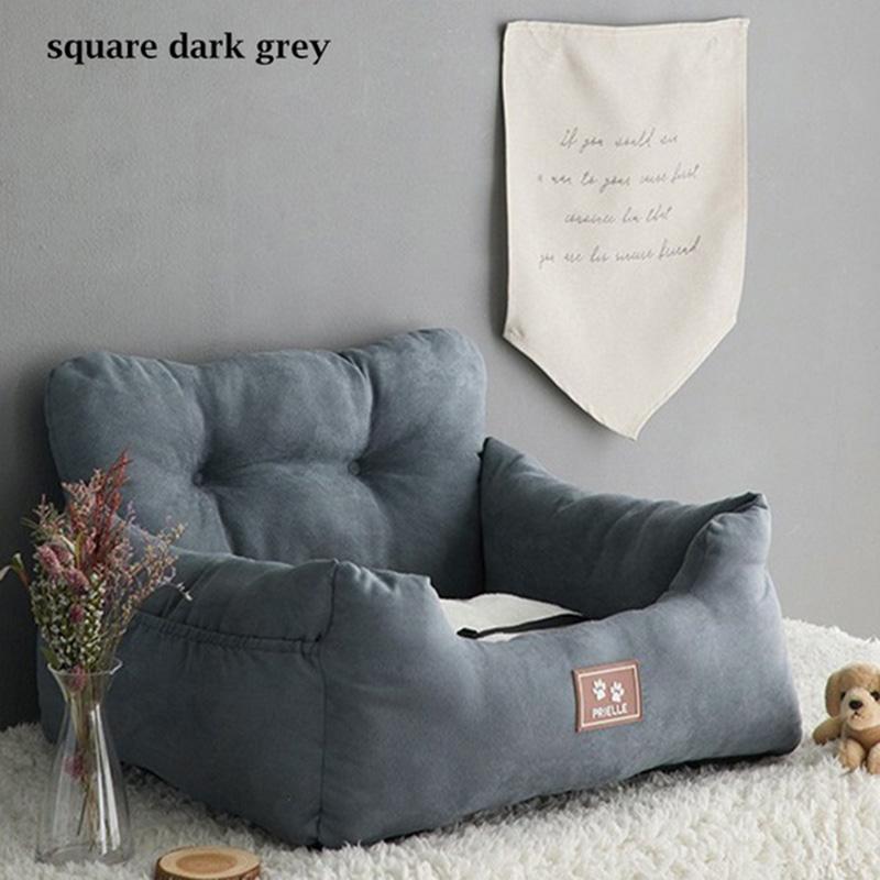 Dog Car Seats Bed for Small Medium Dogs Travel Front Back Seat Indoor Use Pet Car Carrier Bed Cover Removable