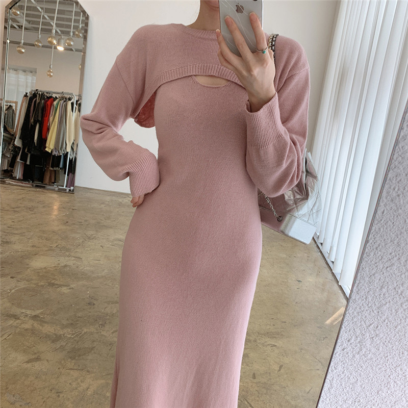 2021 New Autumn 2 Joint Piece for Women Top Harvest Thin Defines Elegant Mesh Two Sets Cardigan Fashion and Dress Suit Sweater ERCI, Pink
2021 New Autumn 2 Joint Piece for Women Top Harvest Thin Defines Elegant Mesh Two Sets Cardigan Fashion and Dress Suit Sweater ERCI, Pink