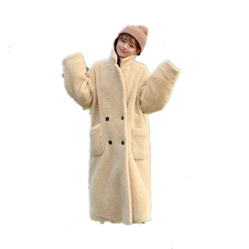 2021 New Winter Solid Color Button Long Women Faux Fur Overcoat Warm High Quality Ladies Coat Fashion Casual Female Outerwear, Brown
2021 New Winter Solid Color Button Long Women Faux Fur Overcoat Warm High Quality Ladies Coat Fashion Casual Female Outerwear, Brown