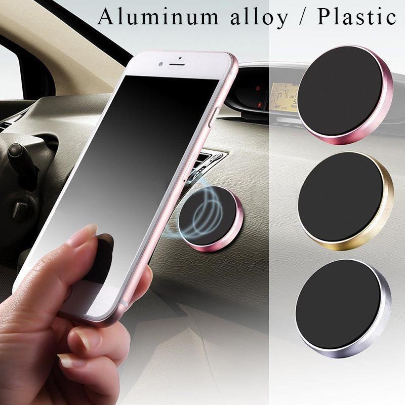 Mobile Magnetic Phone Holder Car Dashboard Mobile Bracket Cell Phone Mount Holder Plastic Circular Universal Mobile Phone Bracket