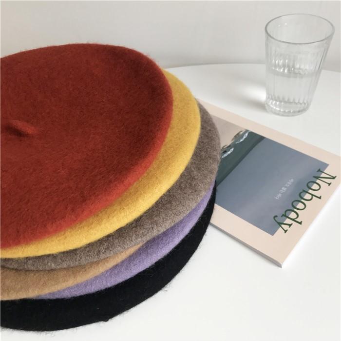 Lady spring Winter Berets Hat Painter style hat Women Wool Vintage Berets Solid Color Caps Female Bonnet Warm Walking Cap, Black
Lady spring Winter Berets Hat Painter style hat Women Wool Vintage Berets Solid Color Caps Female Bonnet Warm Walking Cap, Black