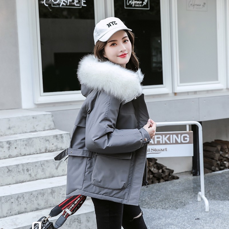 Handsome contracted fashion short warm cotton-padded clothes 201019