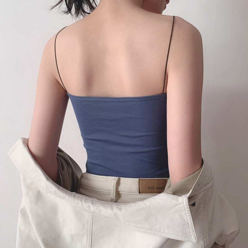 Women's vest Padded Crop Cami Bra sports top Clothes Sexy strap U-shaped Camisole Seamless Short Tank Thin Underwear Girl
Women's vest Padded Crop Cami Bra sports top Clothes Sexy strap U-shaped Camisole Seamless Short Tank Thin Underwear Girl