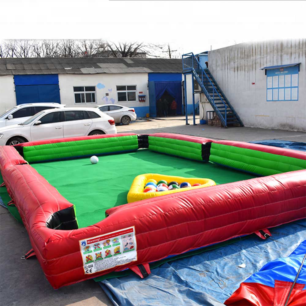 Attractive Inflatable Snooker Ball Game Playground Soccer Pool Table Inflatables Billiard Ball blow up snookers football field